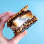 Frozen S’more square in hand