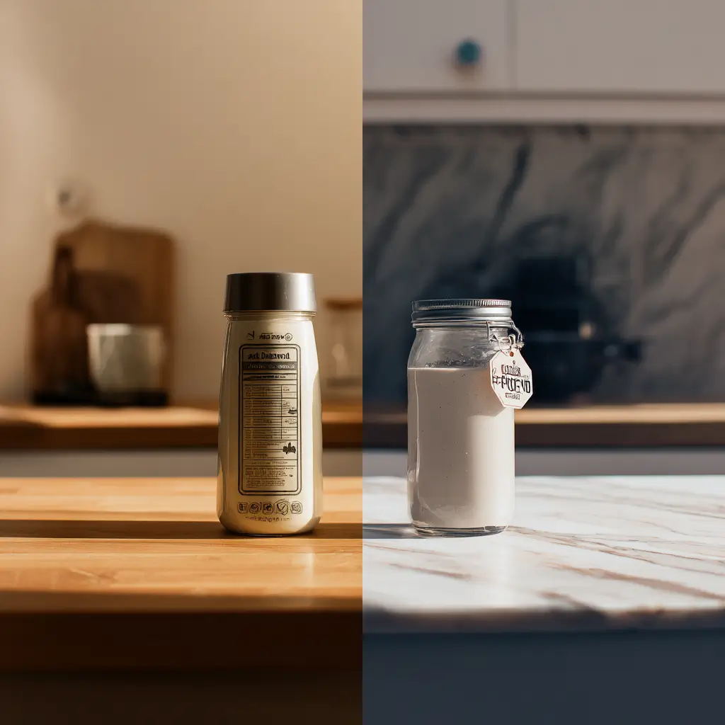 Comparison of store-bought and homemade low FODMAP coffee creamer