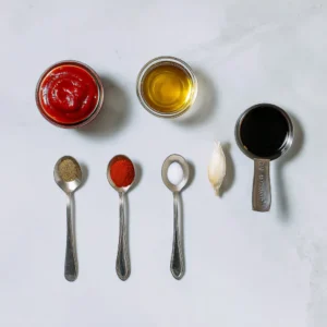 Ingredients for low FODMAP BBQ sauce