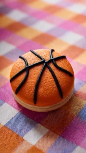 Delicious basketball cookies decorated with vibrant icing for sports fans.
