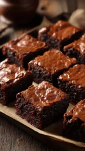 Delicious sourdough brownies made with sourdough discard for sustainable baking