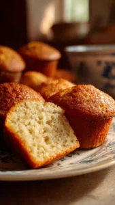 Easy sourdough discard English muffins fresh out of the oven, golden and fluffy.