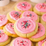 Delicious Crumbl Cookies in a decorative box showcasing various flavors.