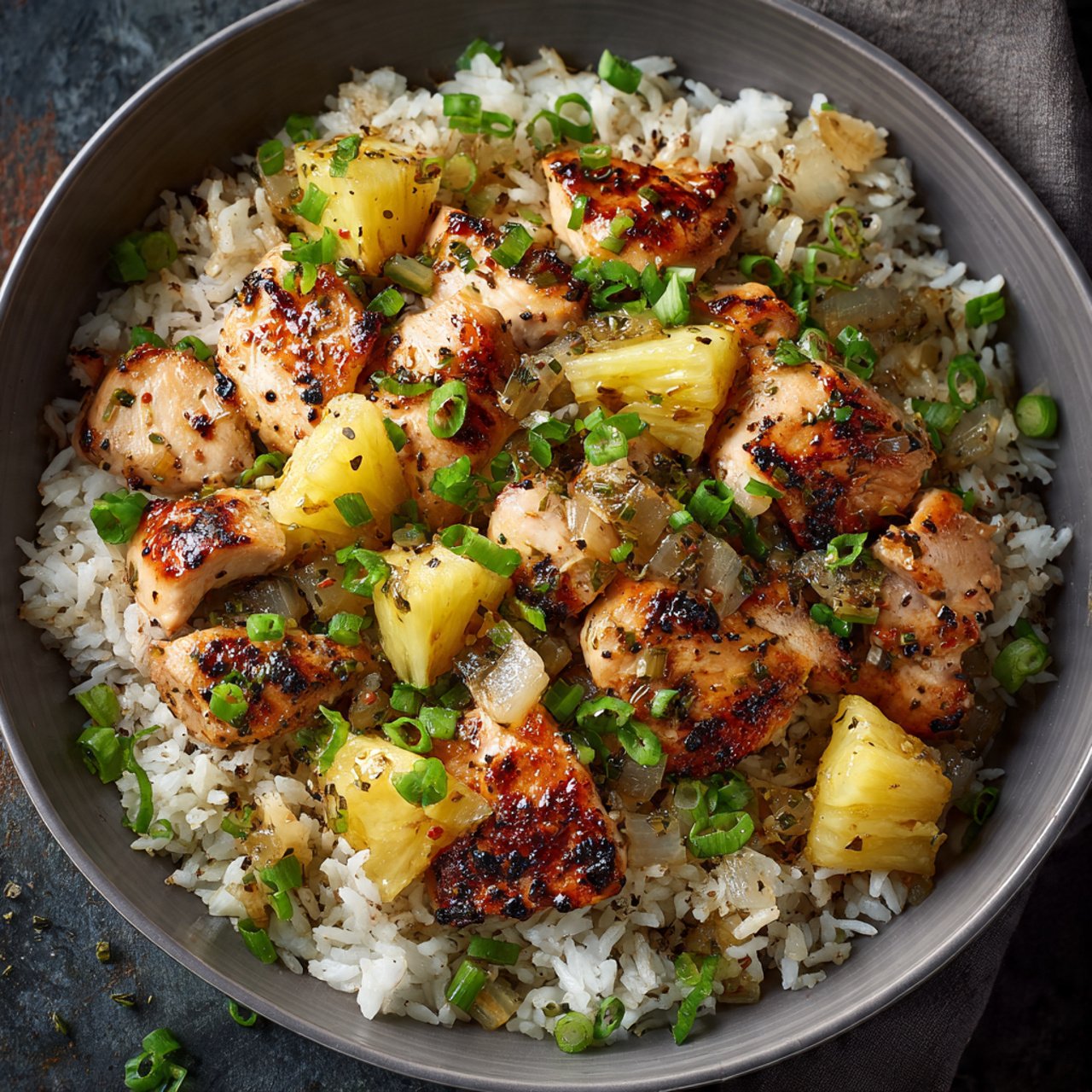 Pineapple Chicken and Rice