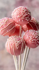 Starbucks Cake Pop variety in colorful coating