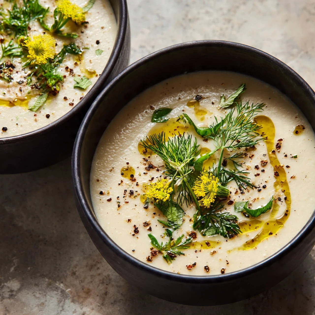 Cauliflower and Fennel Soup