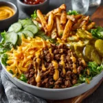 Delicious burger bowls made with fresh ingredients and flavorful toppings.
