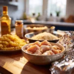 4-ingredient crockpot garlic Parmesan chicken recipe