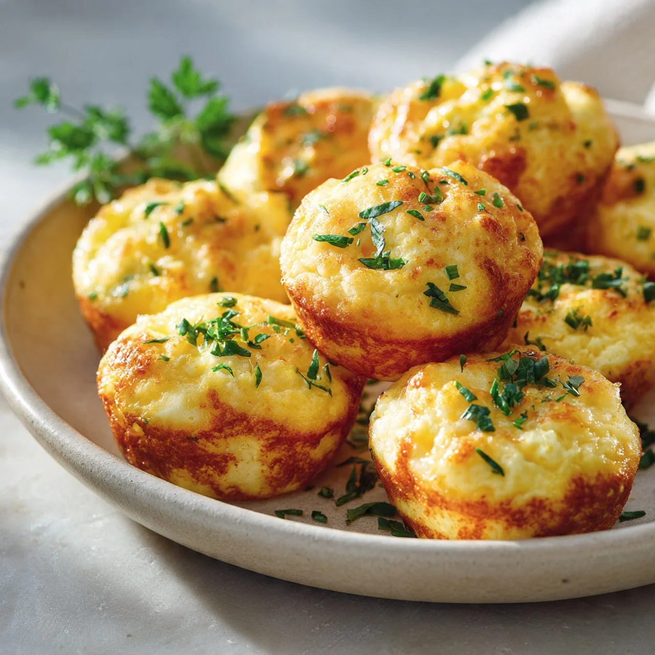 Cheesy Muffin Tin Cottage Cheese Egg Bites