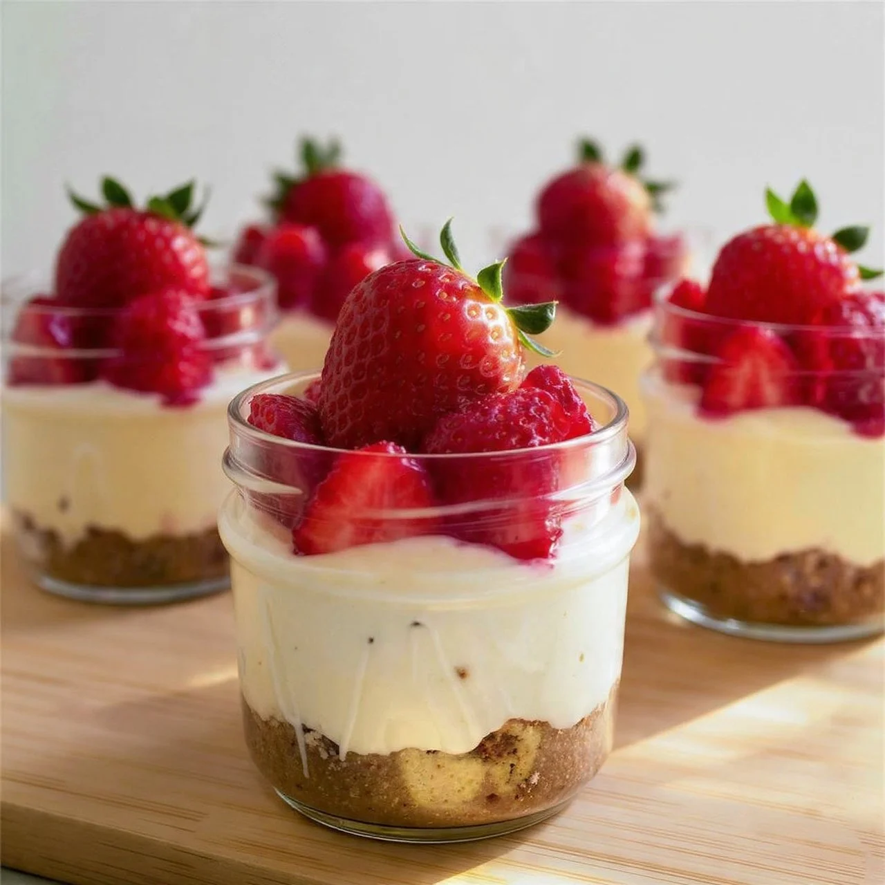 High Protein Cheesecake Jars Recipe