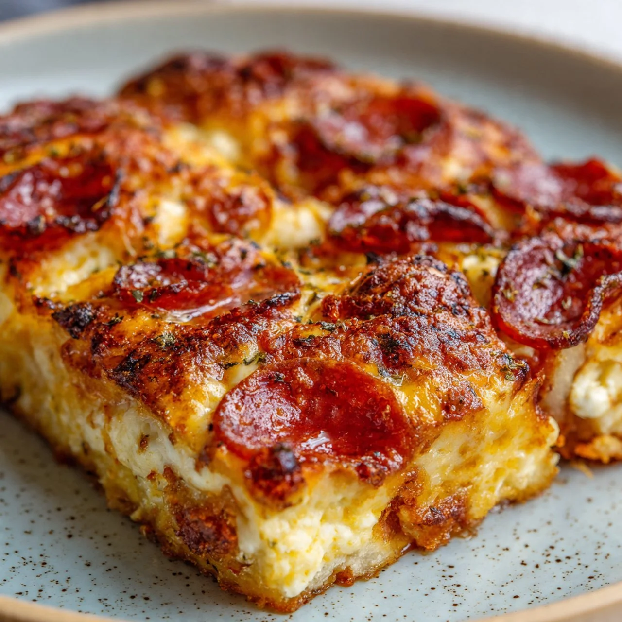 Pizza Cottage Cheese Bake