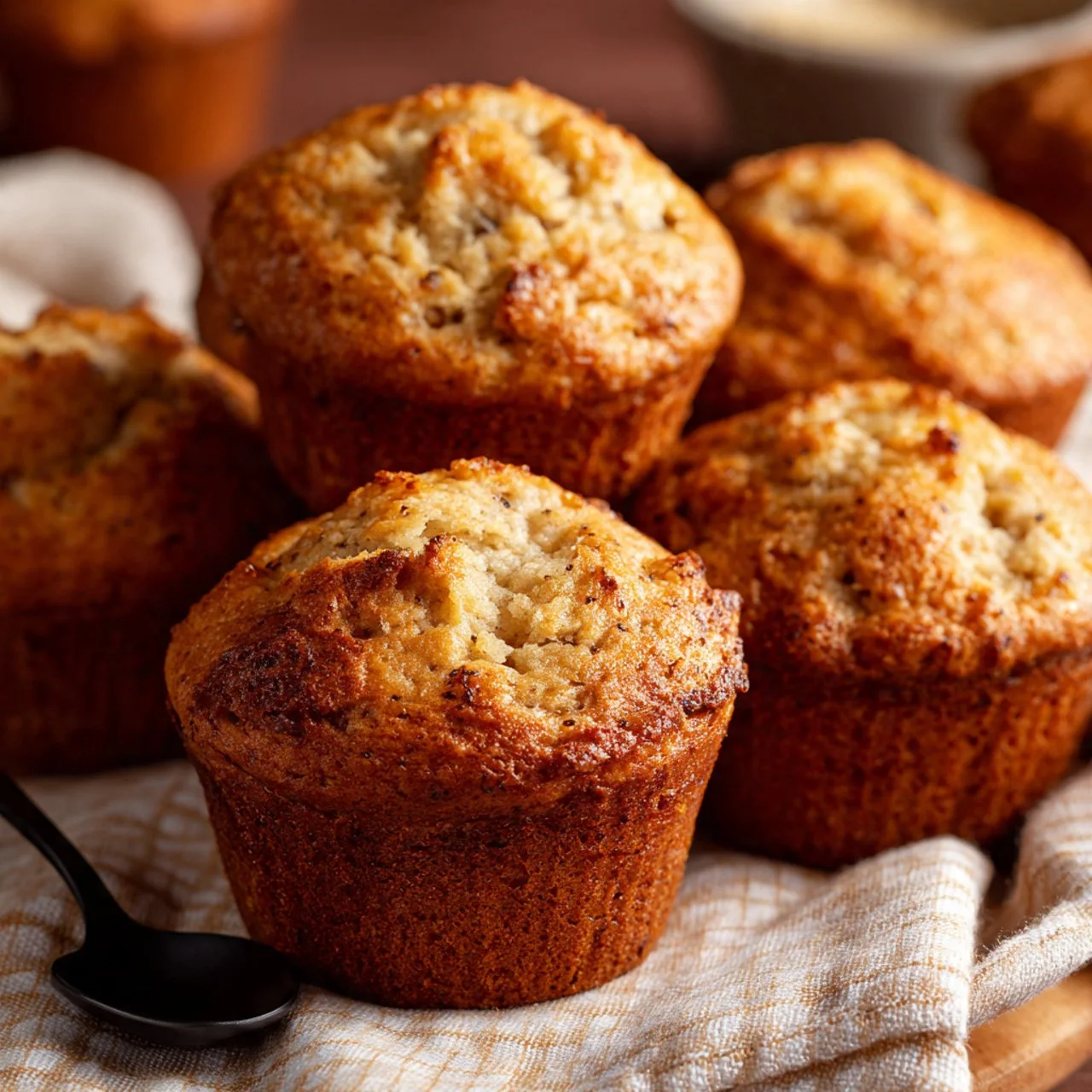 Sourdough Banana Muffins