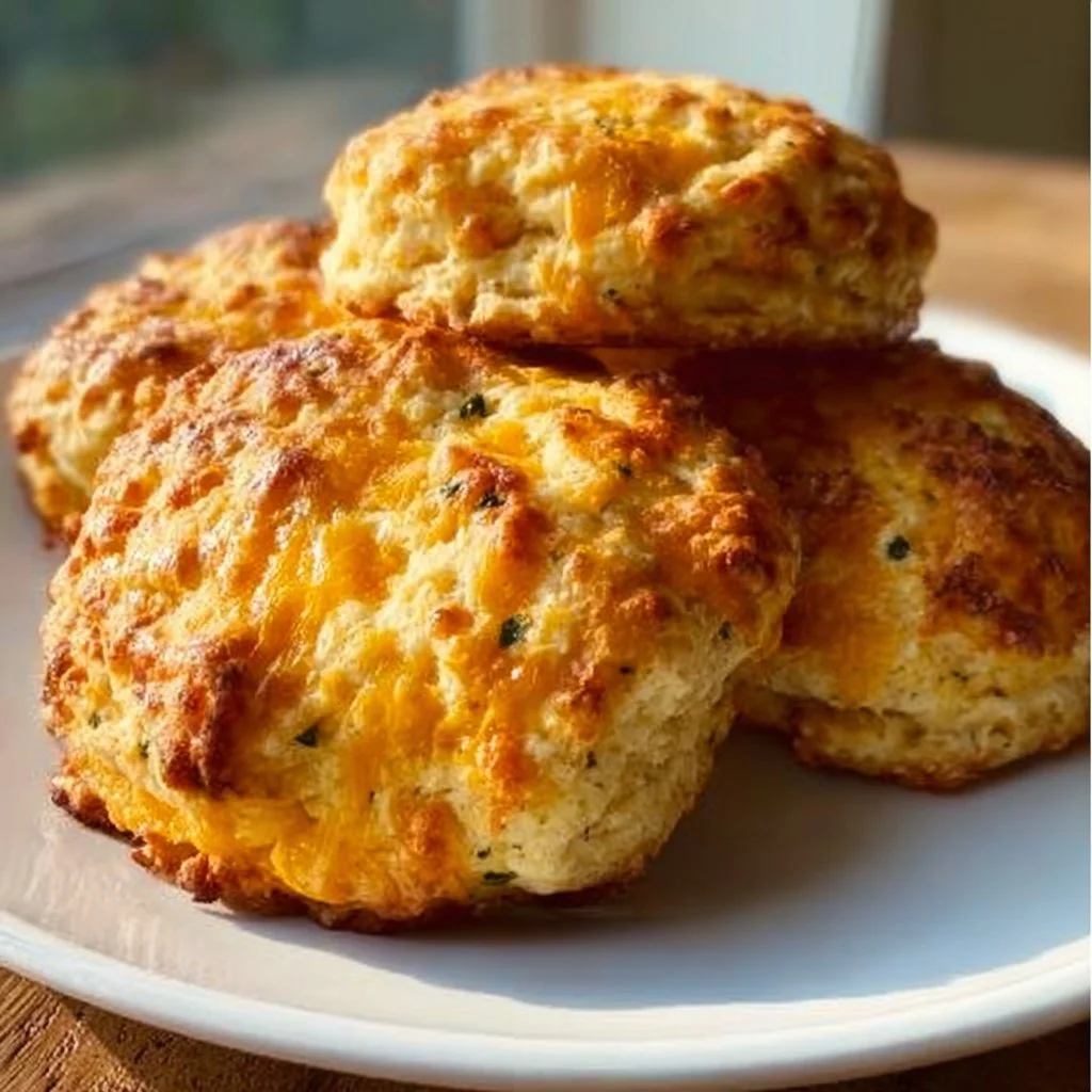Delicious air fryer keto cheddar biscuits with 3g net carbs and cheesy goodness
