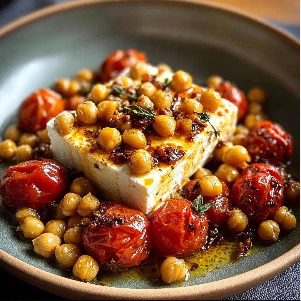 Baked Feta Chickpeas