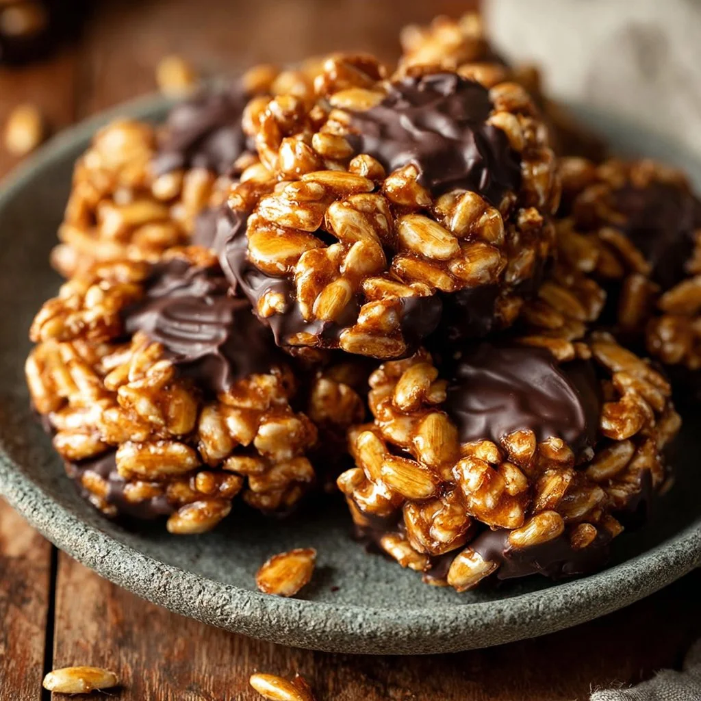 4-Ingredient Sunflower Seed Chocolate Bites