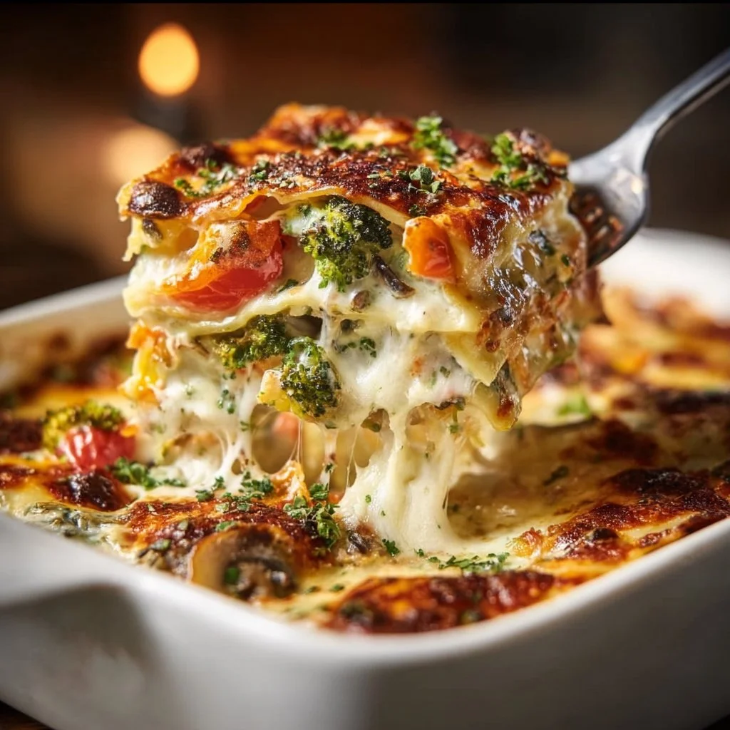 Loaded Veggie White Lasagna