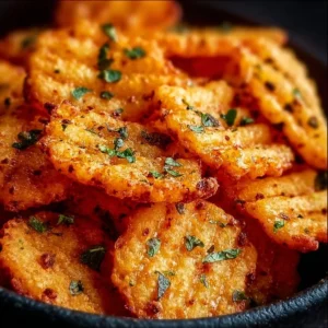 Cheesy Garlic Ritz Bits Snacks, a delicious cheesy and garlicky treat