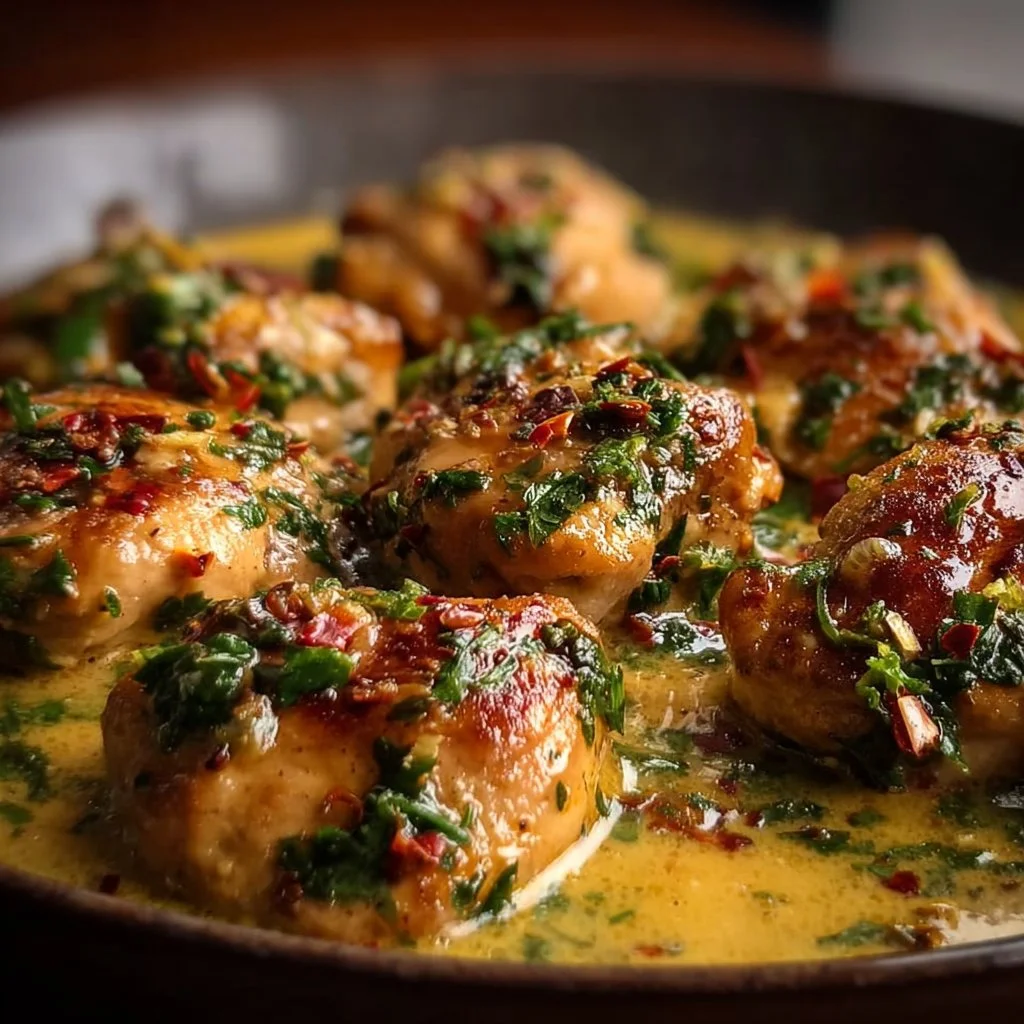 Creamy Keto Tuscan Chicken with Spinach served in a bowl
