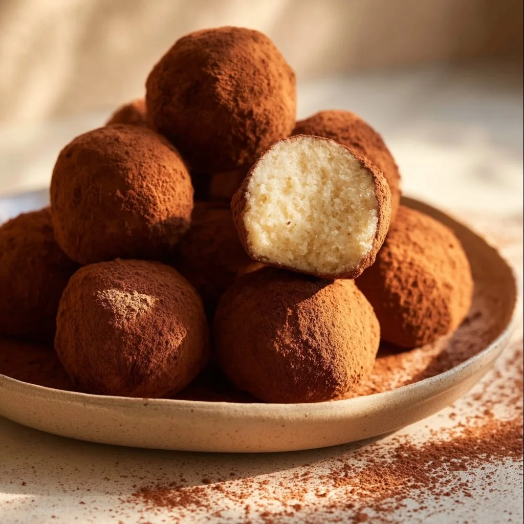 Decadent Irish potatoes made with Irish cream and shortbread crunch.