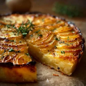 Delicious Irish Potato Pie topped with creamy mashed potatoes and herbs
