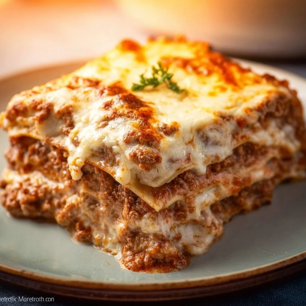 Delicious Keto Lasagna made with low-carb ingredients