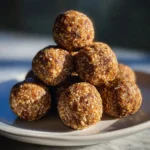 Delicious Apple Cinnamon Energy Balls made with wholesome ingredients.