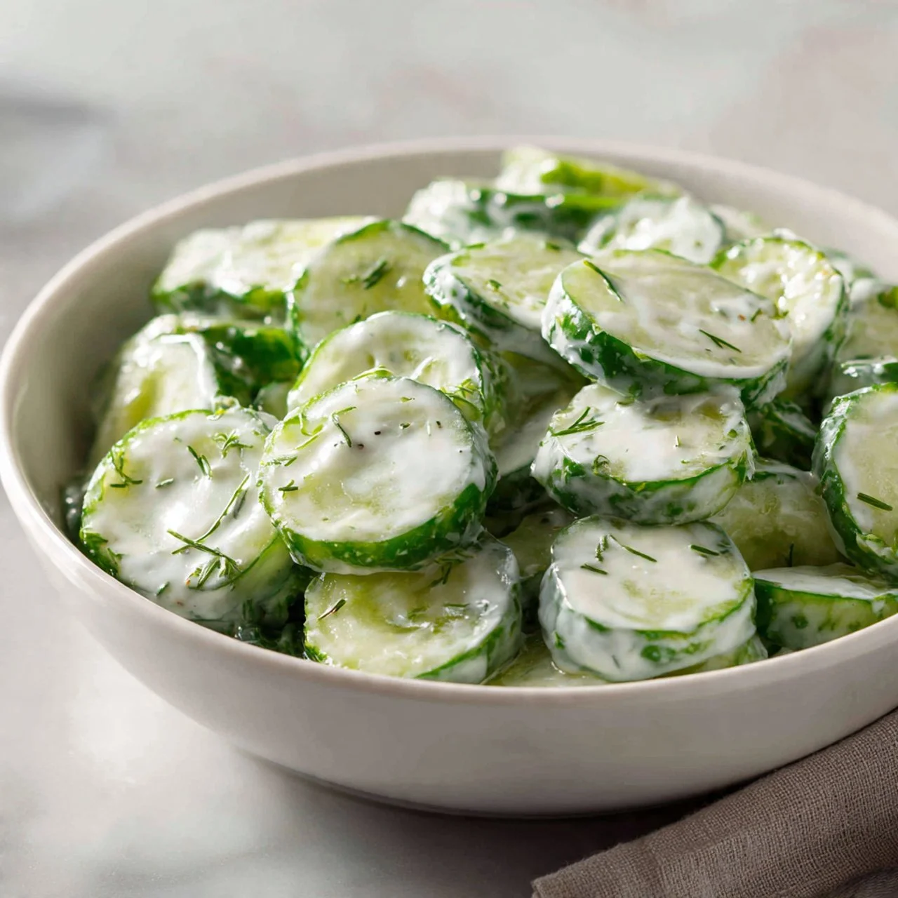 Creamy Cucumber Salad
