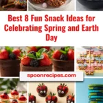 Colorful and fun snack ideas for Spring and Earth Day celebration.