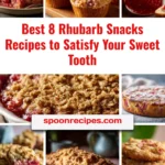 Delicious homemade rhubarb snacks ready to satisfy your cravings