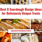 A collection of delicious sourdough recipes featuring unique treats for baking.