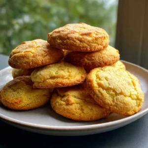 Delicious homemade condensed milk biscuits ready to enjoy.