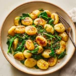 Creamy miso butter beans served in a bowl