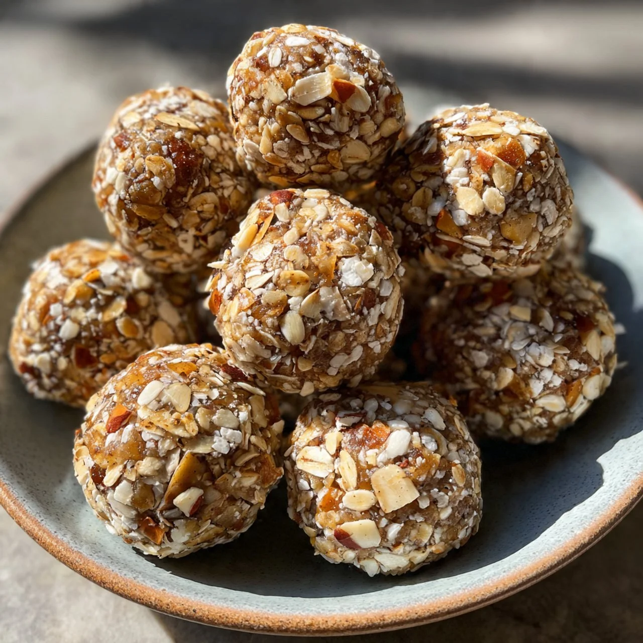 Delicious apple pie protein balls for healthy snacking