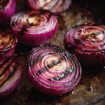 Deliciously grilled red onions ready to enhance your meals