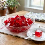 Delicious easy sugar-free gelatin snack recipe with fresh fruit