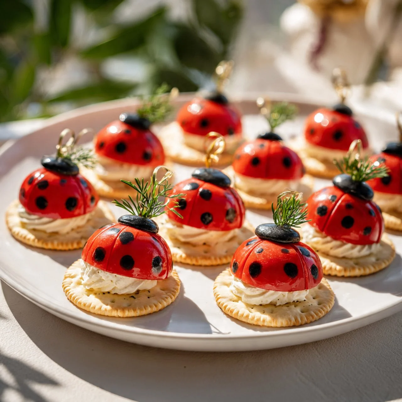 Delicious Ladybug Crackers for a crunchy snack experience