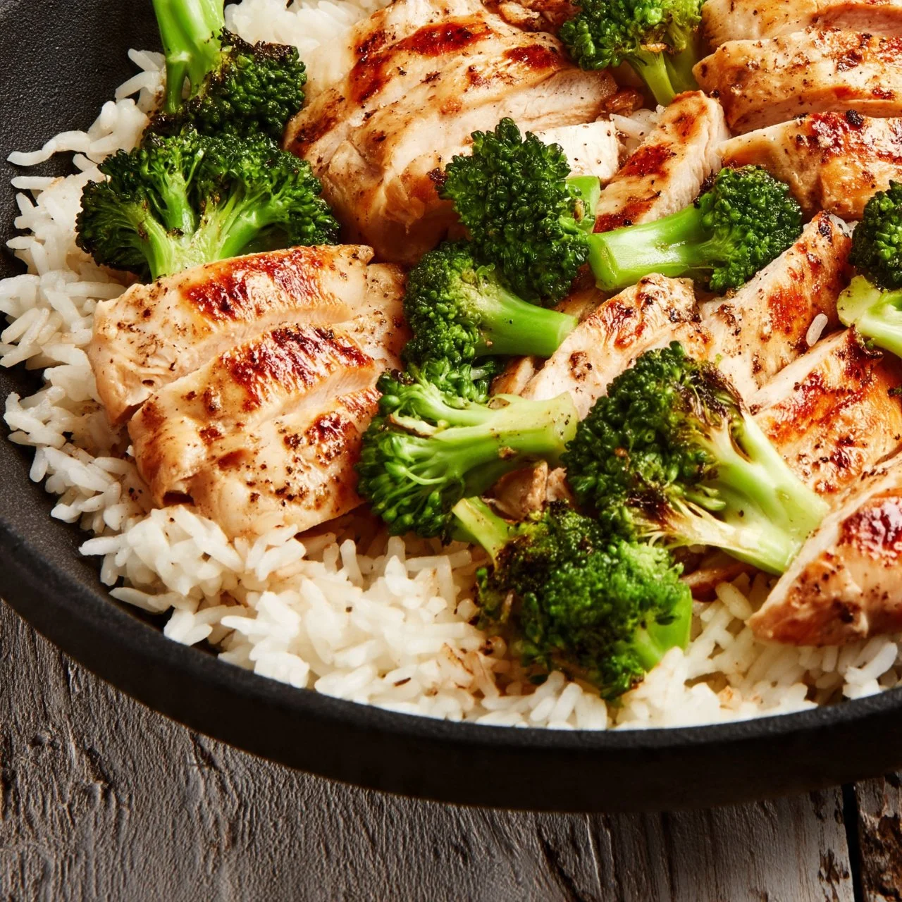 Quick chicken and broccoli rice bowl for a healthy weeknight dinner