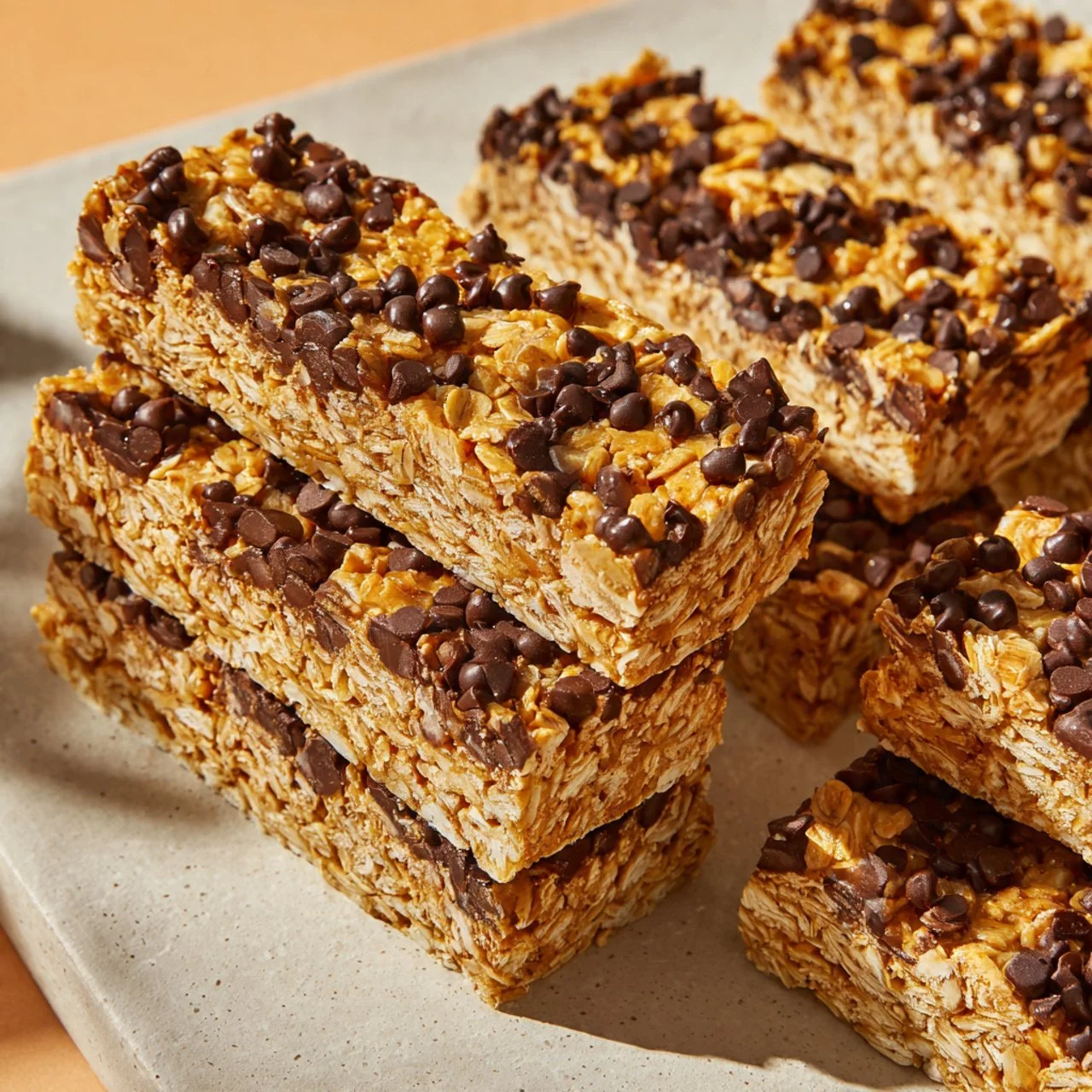 Sourdough discard granola bars with nuts and dried fruits