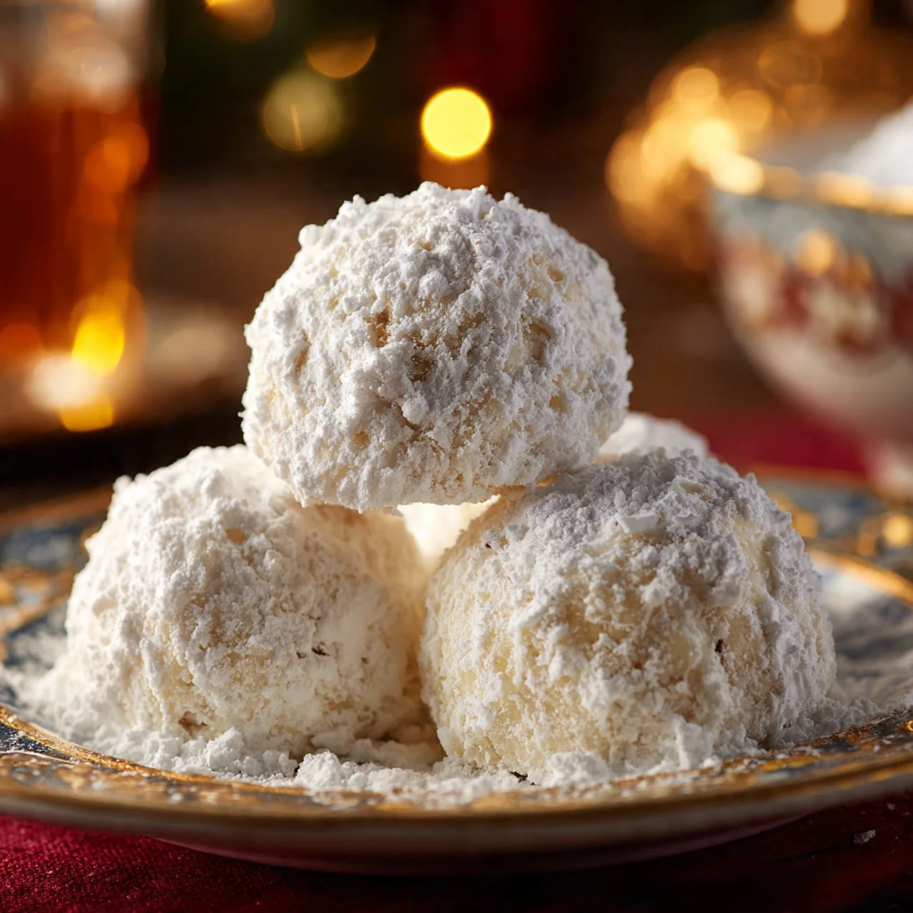 Sweetened condensed milk snowballs dessert recipe