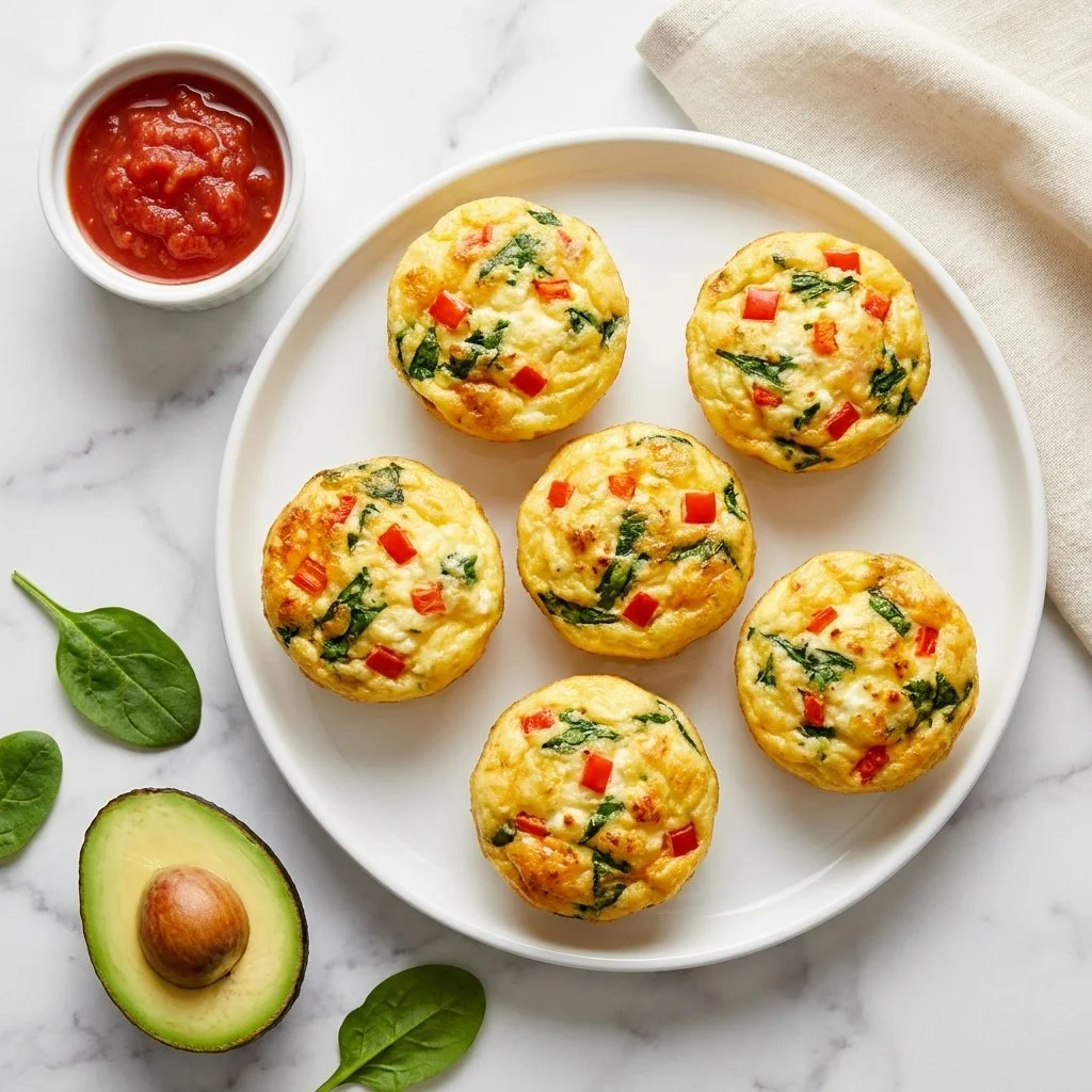 Fluffy Breakfast Cottage Cheese Egg Bites
