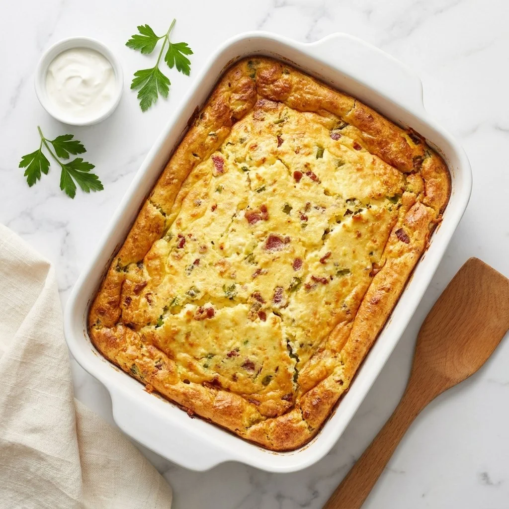 Baked Cottage Cheese Eggs Recipe