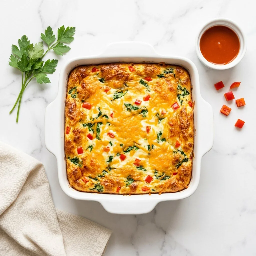 High-Protein Baked Cottage Cheese Dish