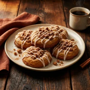 Delicious Gilmore Girls coffee cake cookies on a plate