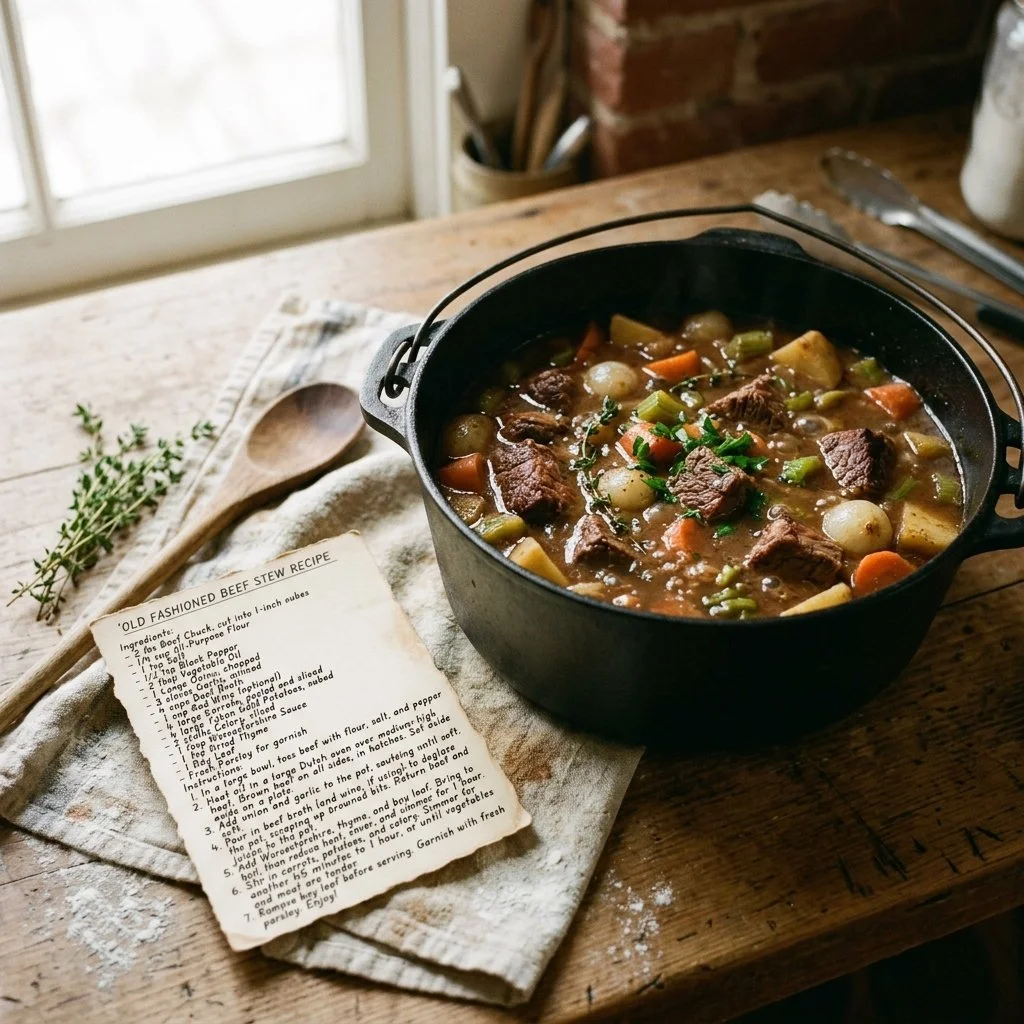How To Make Old Fashioned Beef Stew Recipe