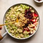 Delicious Thai Quinoa Salad with fresh vegetables and a zesty dressing