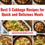 Assortment of delicious cabbage recipes for quick meals
