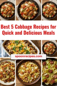 Assortment of delicious cabbage recipes for quick meals