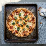 Delicious sourdough pizza crust made from sourdough discard recipe