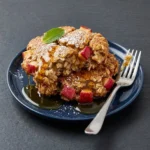 Sugar-free and gluten-free apple fritters on a plate