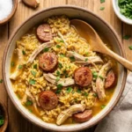 Delicious Southern Chicken Bog recipe featuring tender chicken and rice
